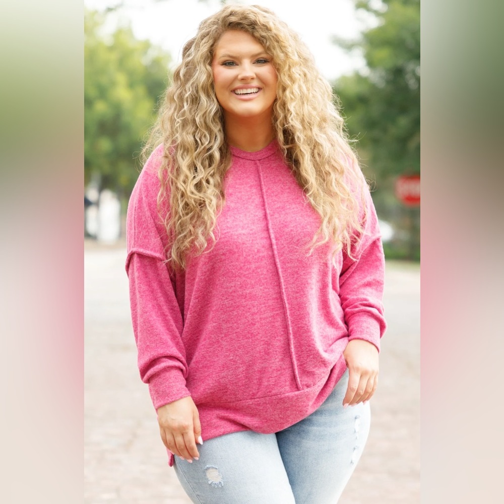 So Comfy Sweater, Magenta